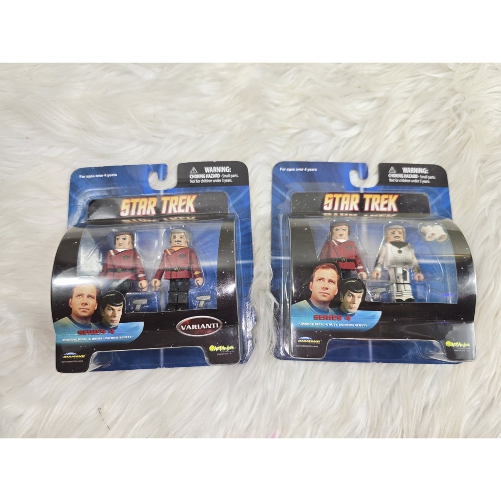 2 Star Trek MiniMates Series 4 Variant New And Sealed